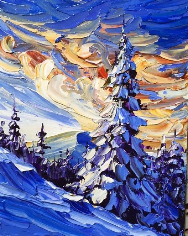 Palette Knife Paintings