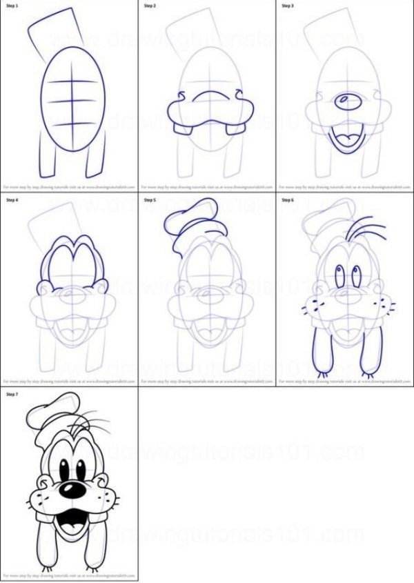 Easy Step by Step Tutorials to Draw a Cartoon Face