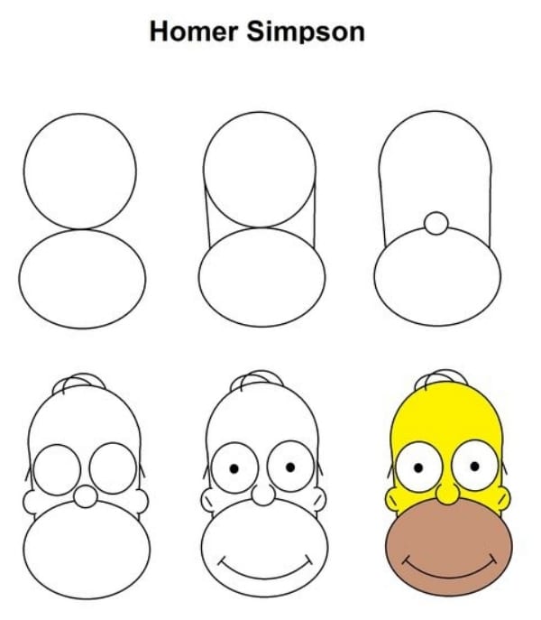 40 Easy Step by Step Tutorials to Draw a Cartoon Face | Artisticaly -  Inspect the Artist Inside You!