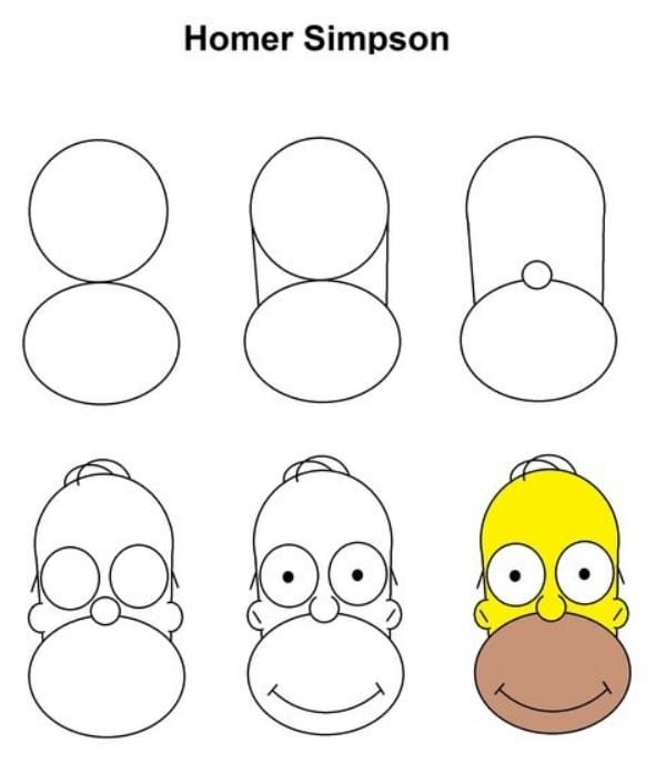 40 Easy Step By Step Tutorials To Draw A Cartoon Face Artisticaly Inspect The Artist Inside You