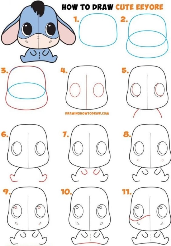 40 Easy Step By Step Tutorials To Draw A Cartoon Face Artisticaly Inspect The Artist Inside You