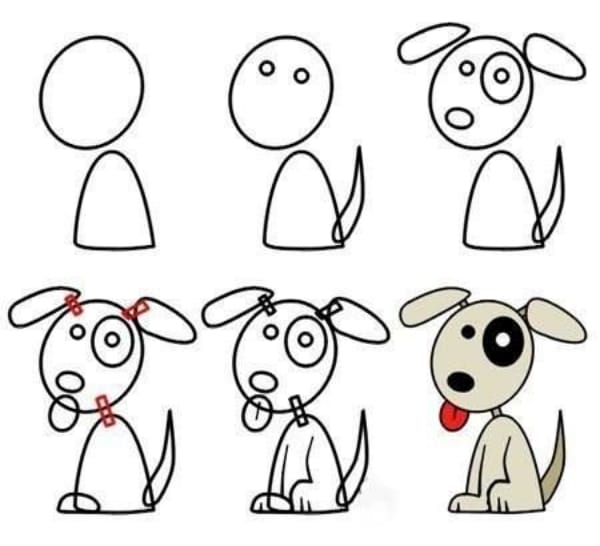 How-to-Draw-a-Dog-Step-by-Step-Dog-Drawing-Tutorials