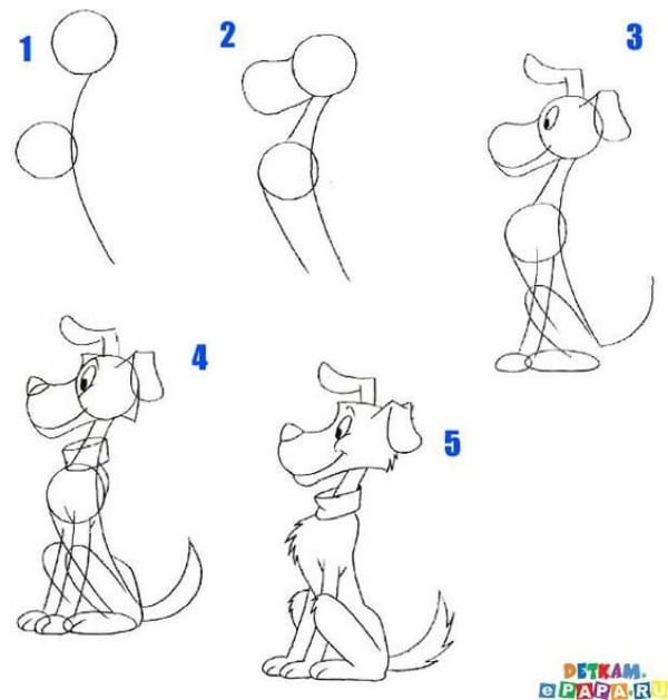 How-to-Draw-a-Dog-Step-by-Step-Dog-Drawing-Tutorials