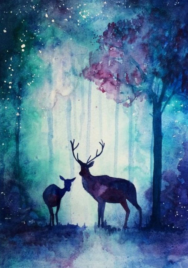 40 Simple Watercolor Painting Ideas For Beginners To Try Artisticaly 