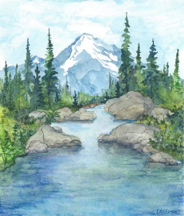 Simple-Watercolor-Painting-Ideas-for-Beginners-to-Try