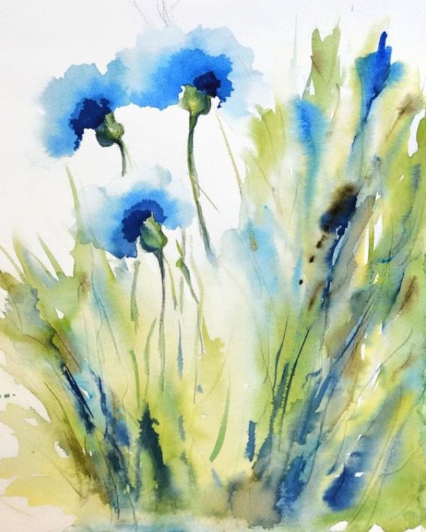 40 Simple Watercolor Painting Ideas for Beginners to Try | Artisticaly