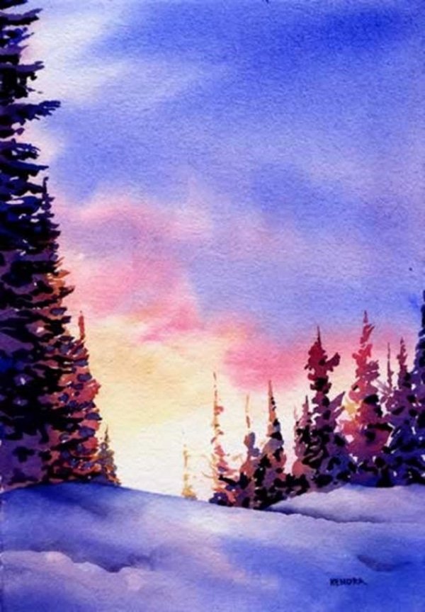 Simple-Watercolor-Painting-Ideas-for-Beginners-to-Try