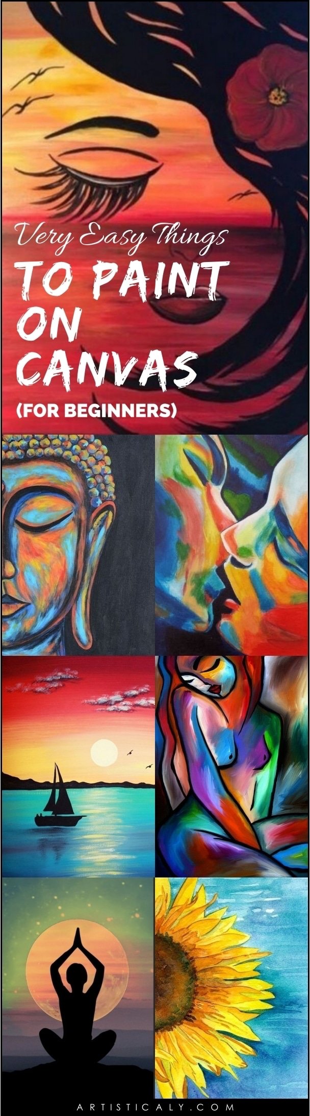 38 Very Easy Things To Paint On Canvas For Beginners Artisticaly Inspect The Artist Inside You