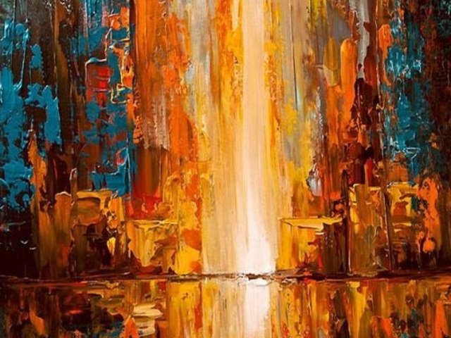 45 Beautiful Palette Knife Paintings Ideas