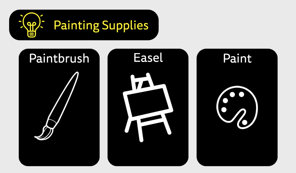 essential crafting supplies for painting
